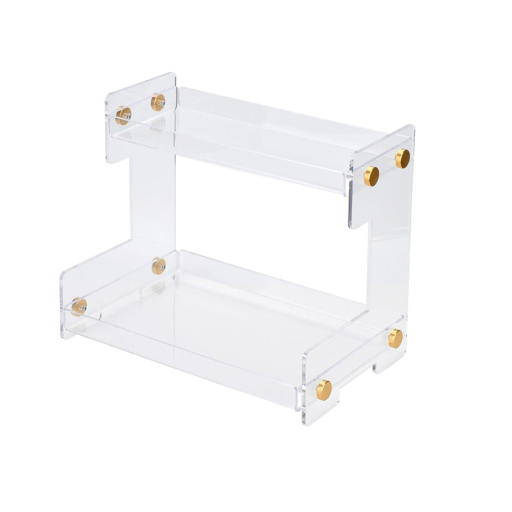 Hiendure organiseur en acrylique face avant présentant rangement ordonné