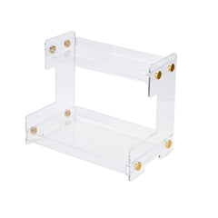 Hiendure organiseur en acrylique face avant présentant rangement ordonné