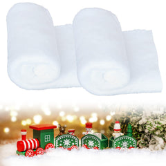 Hifunwu tapis neige devant sapin montrant un rendu hivernal élégant et homogène