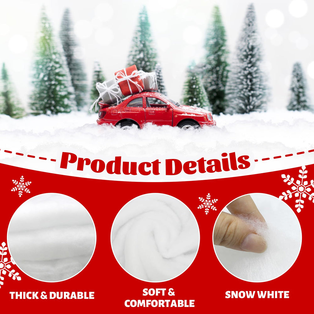 Hifunwu nappe neige utilisée comme chemin de table décoratif pour fêtes