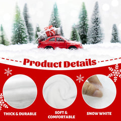 Hifunwu nappe neige utilisée comme chemin de table décoratif pour fêtes