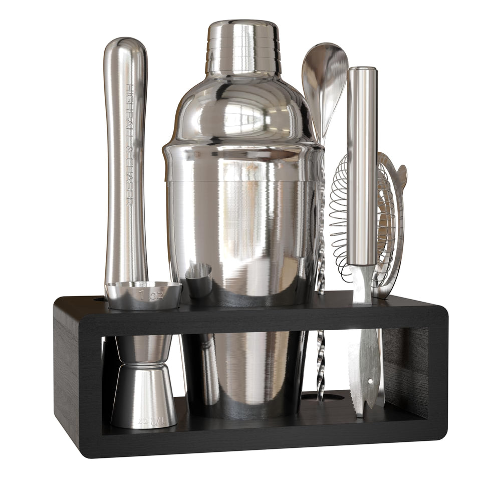 Highball & Chaser coffret face avant montrant l'ensemble et organisation