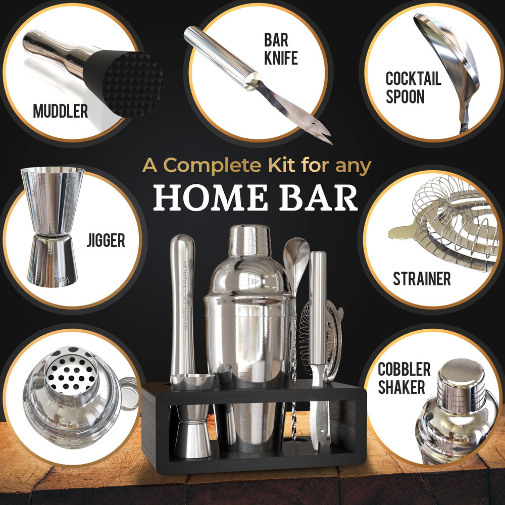 Highball & Chaser assortiment d'outils inox prêt à l'usage et pratique