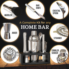 Highball & Chaser assortiment d'outils inox prêt à l'usage et pratique