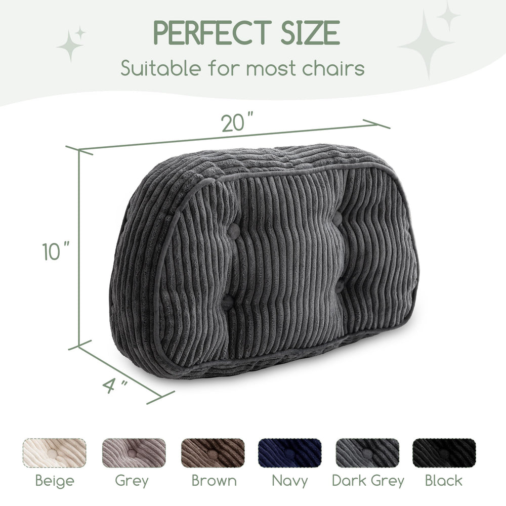 HIGOGOGO coussin placé sur fauteuil relax, améliore l'assise et confort