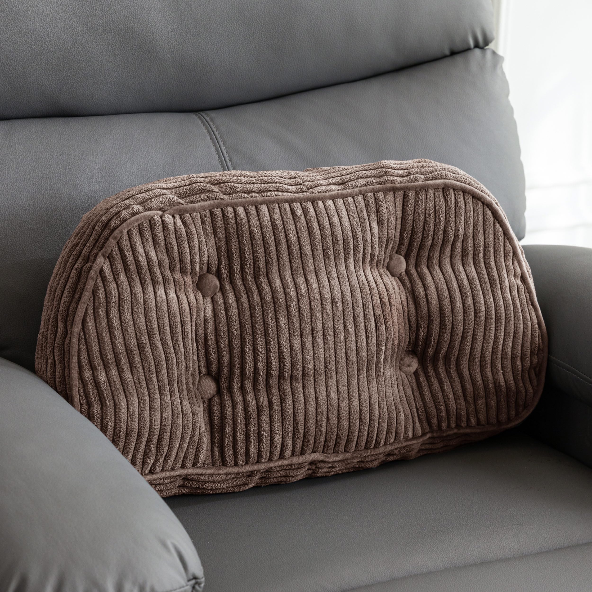 HIGOGOGO vue avant du coussin lombaire montrant maintien élégant