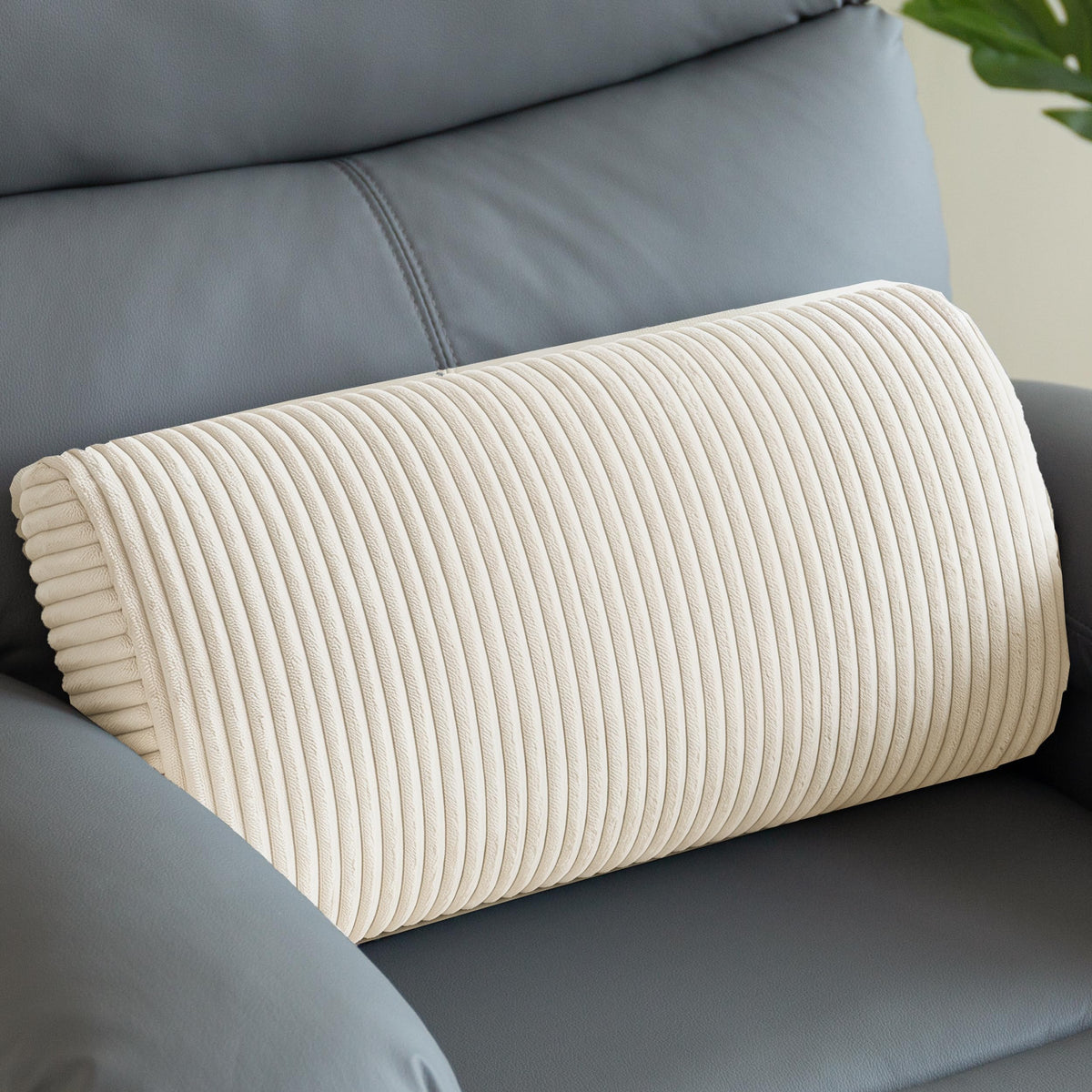 HIGOGOGO face du coussin beige montrant l'apparence et confort
