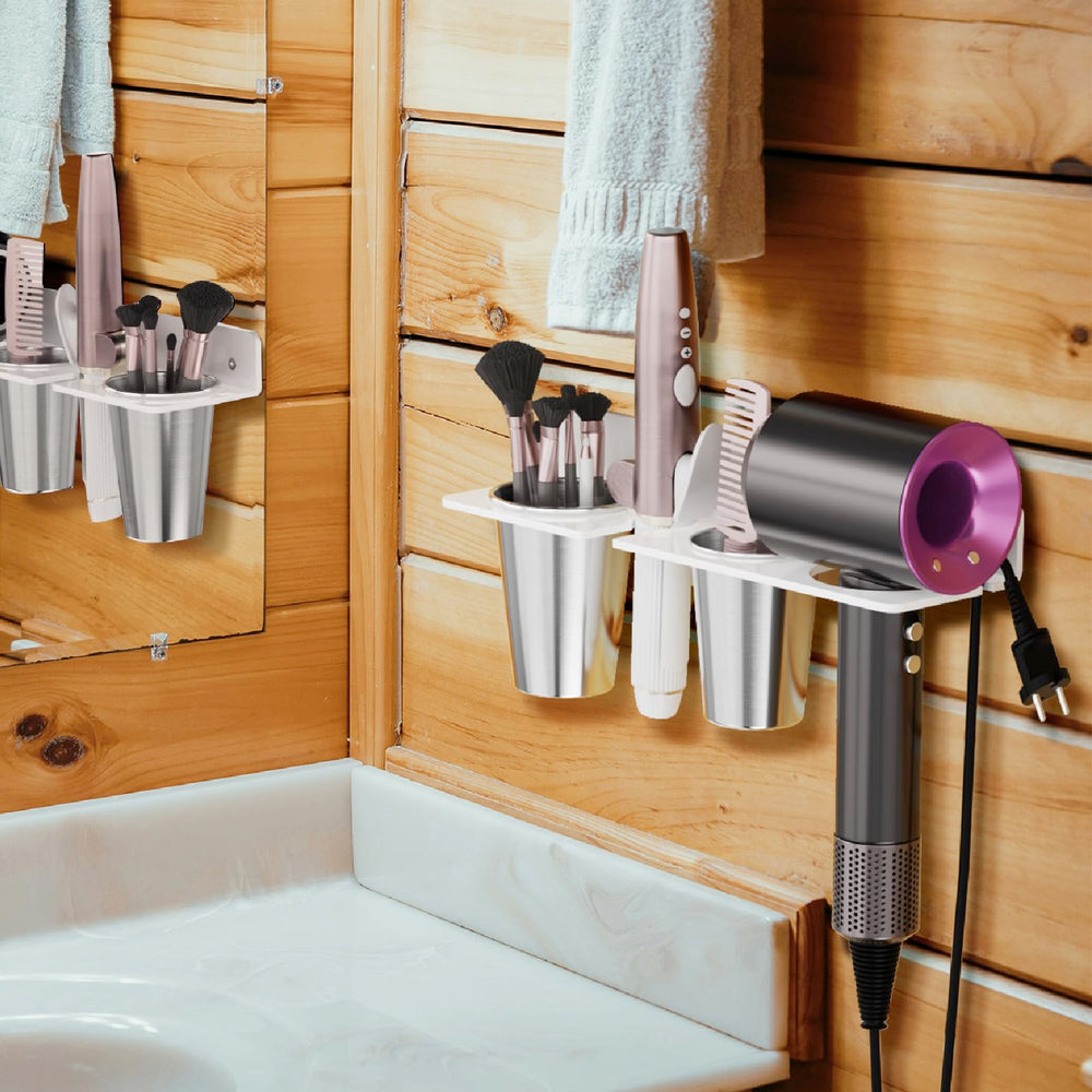 HIIMIEI comparaison de taille avec une brosse pour visualiser la capacité de rangement
