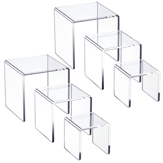 HIIMIEI face avant du set de cubes transparents montrant l’ensemble et l’organisation