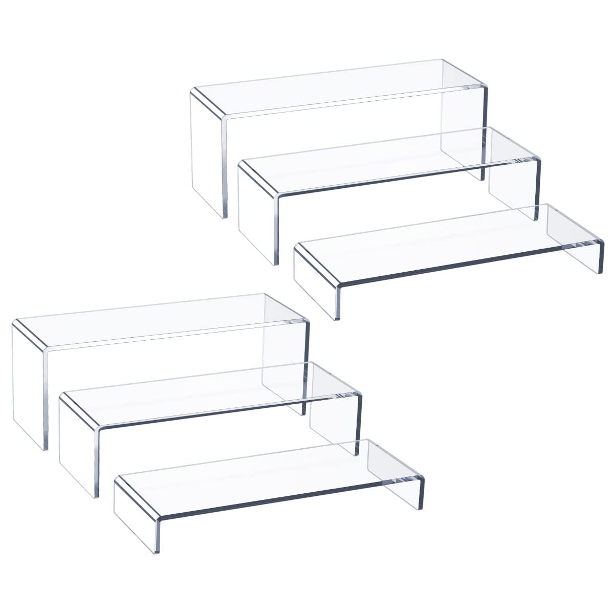 HIIMIEI présentation avant des six risers montrant design transparent et polyvalence