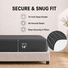 HIMEET détail du tissu microfibre brossée offrant douceur et respirabilité