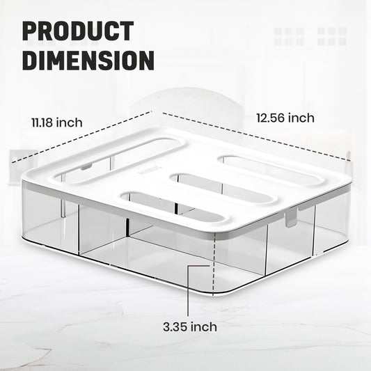 HIMUS couvercle transparent facilitant vérification rapide des stocks