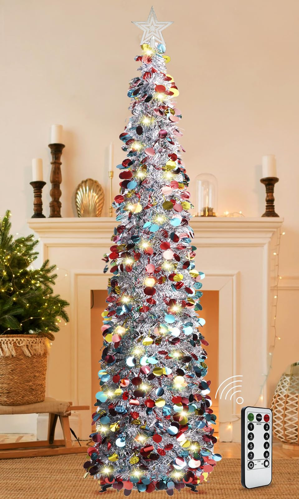 HISFFOG sapin monté face avant, décor instantané et gain de place