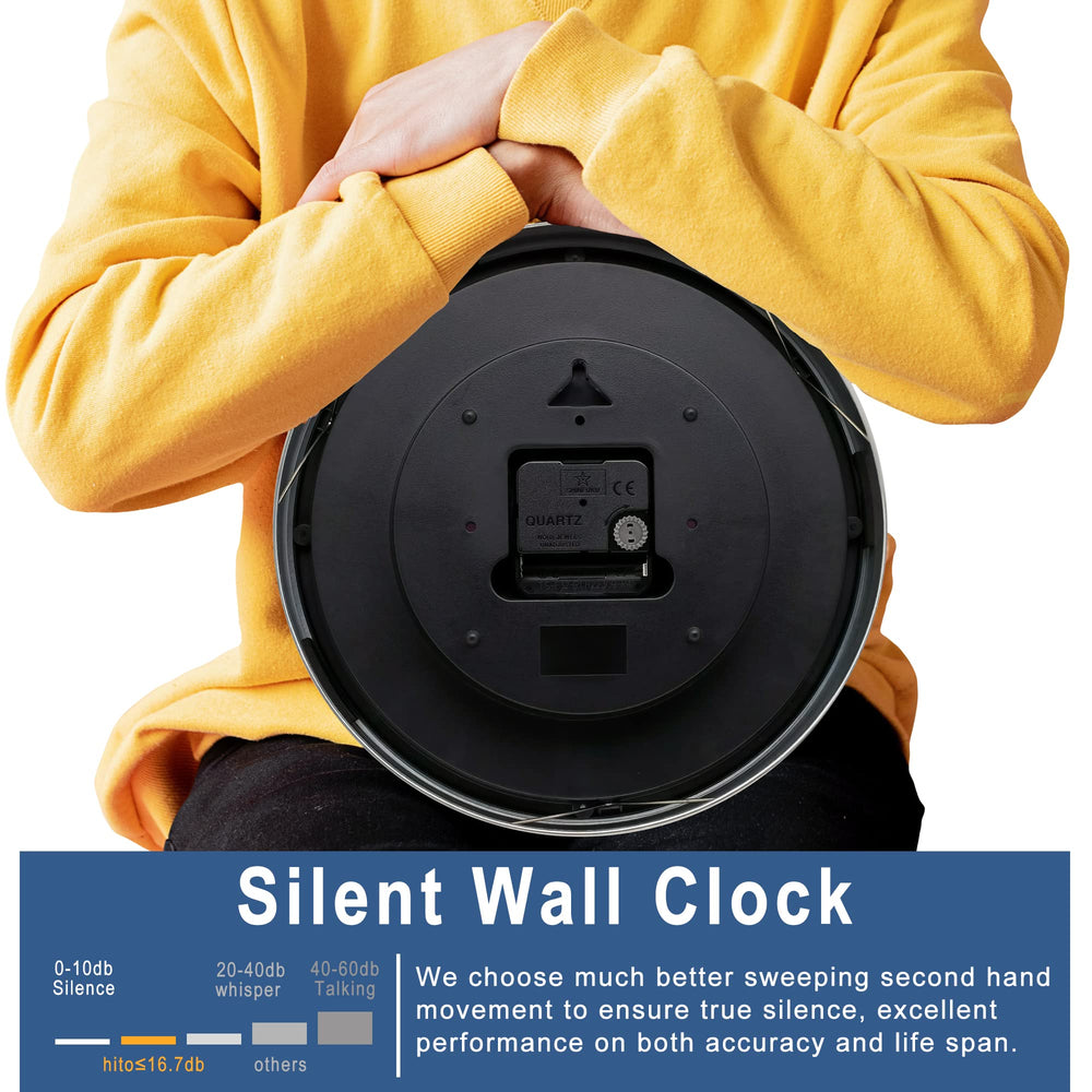 HITO horloge installée en cuisine, apporte style et tranquillité