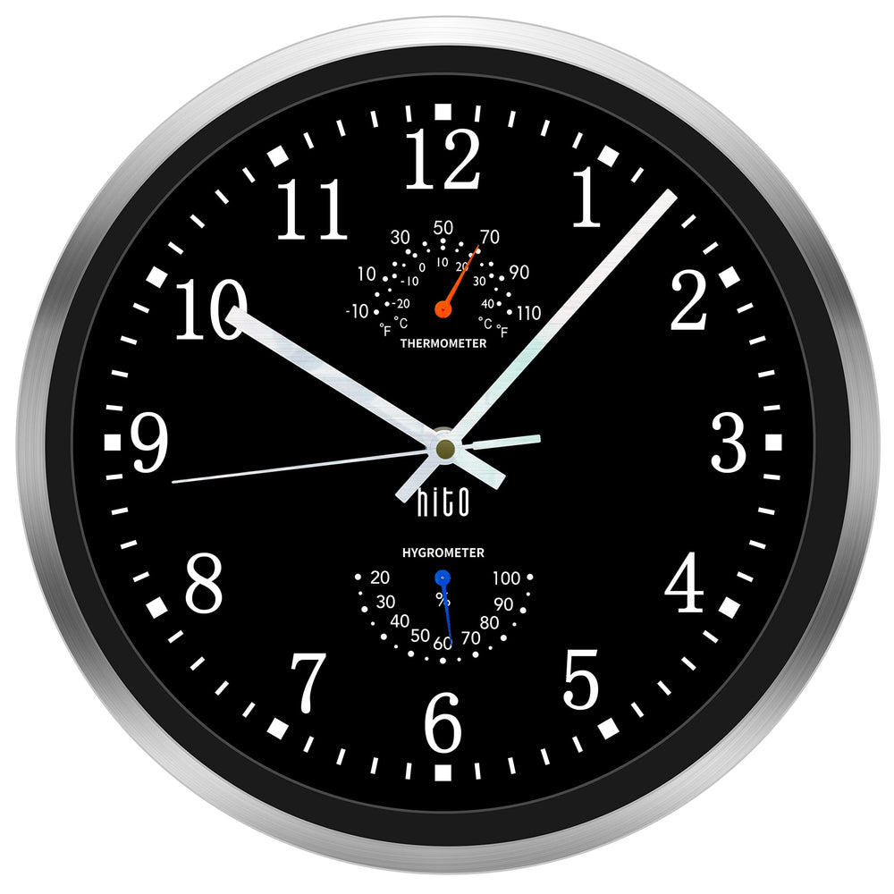 HITO horloge face avant lisible et élégante pour décoration murale