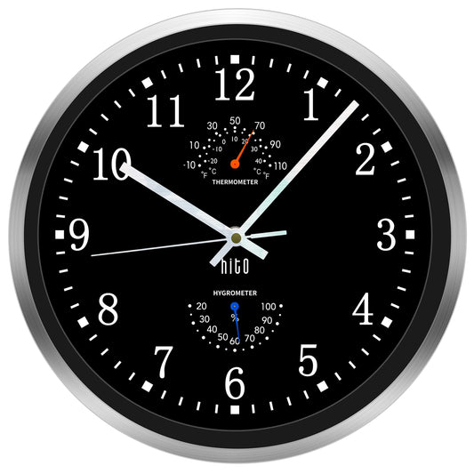 HITO horloge face avant lisible et élégante pour décoration murale