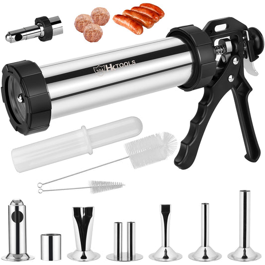 HK pistolet à jerky vue avant montrant la construction robuste et l'ergonomie