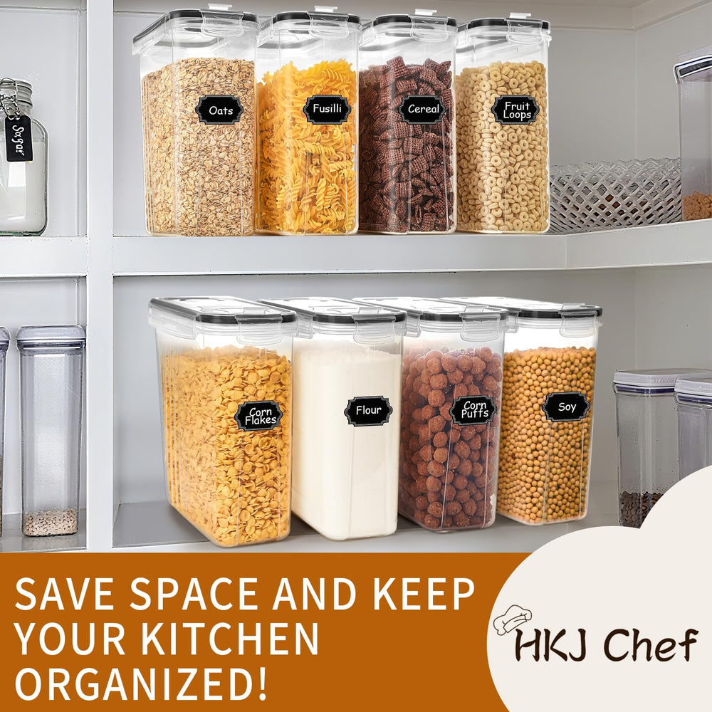 HKJ Chef rangée de contenants dans garde-manger optimisant espace