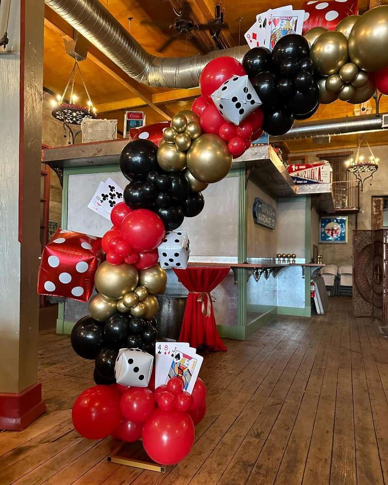 HKYOOD cartes poker géantes pour photo ludique et décor immersif