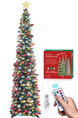 HMASYO gros plan branches tinsel avec sequins pour effet scintillant
