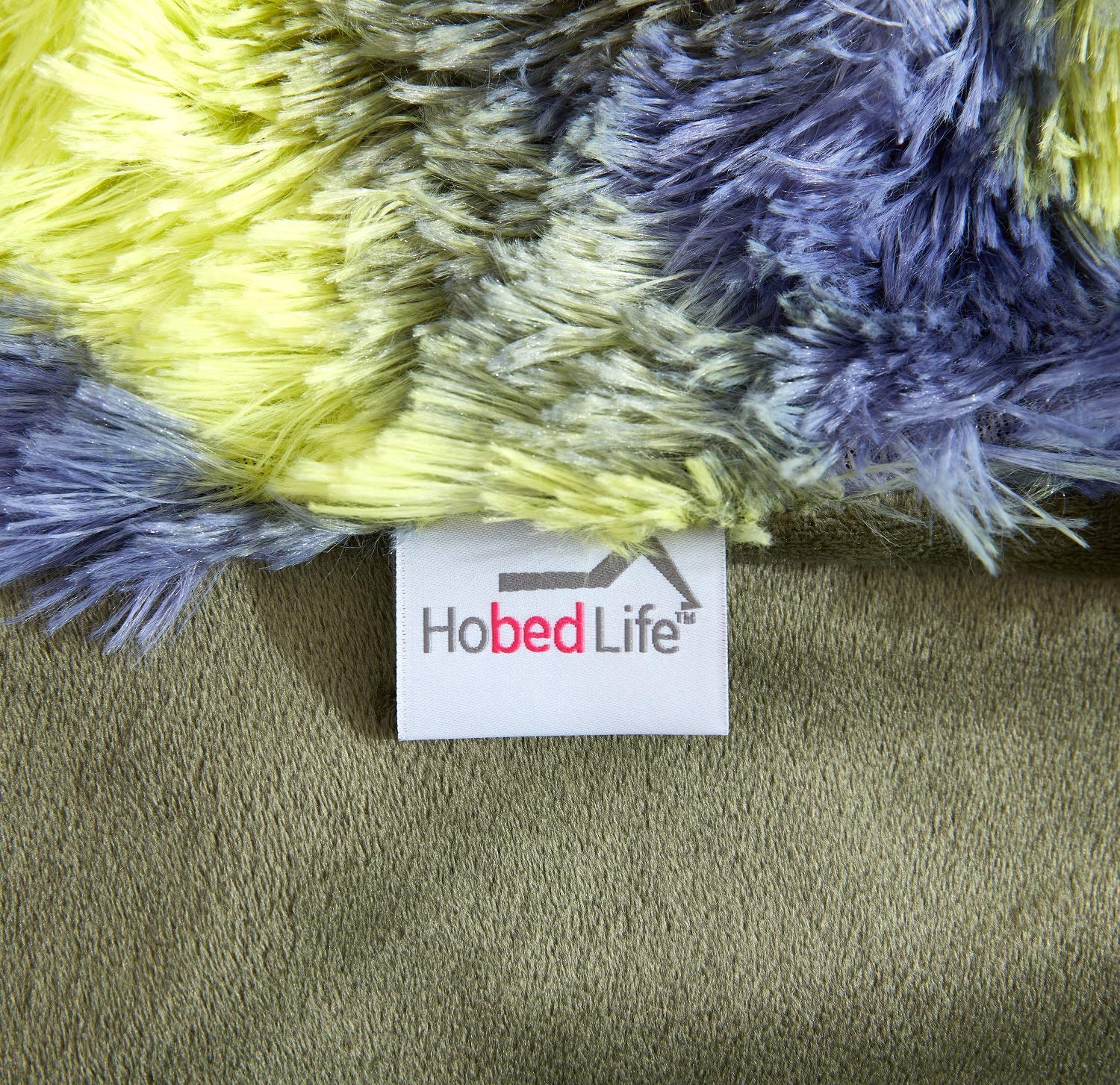 Hobed Life comparaison de taille sur canapé illustrant dimensions 50x60