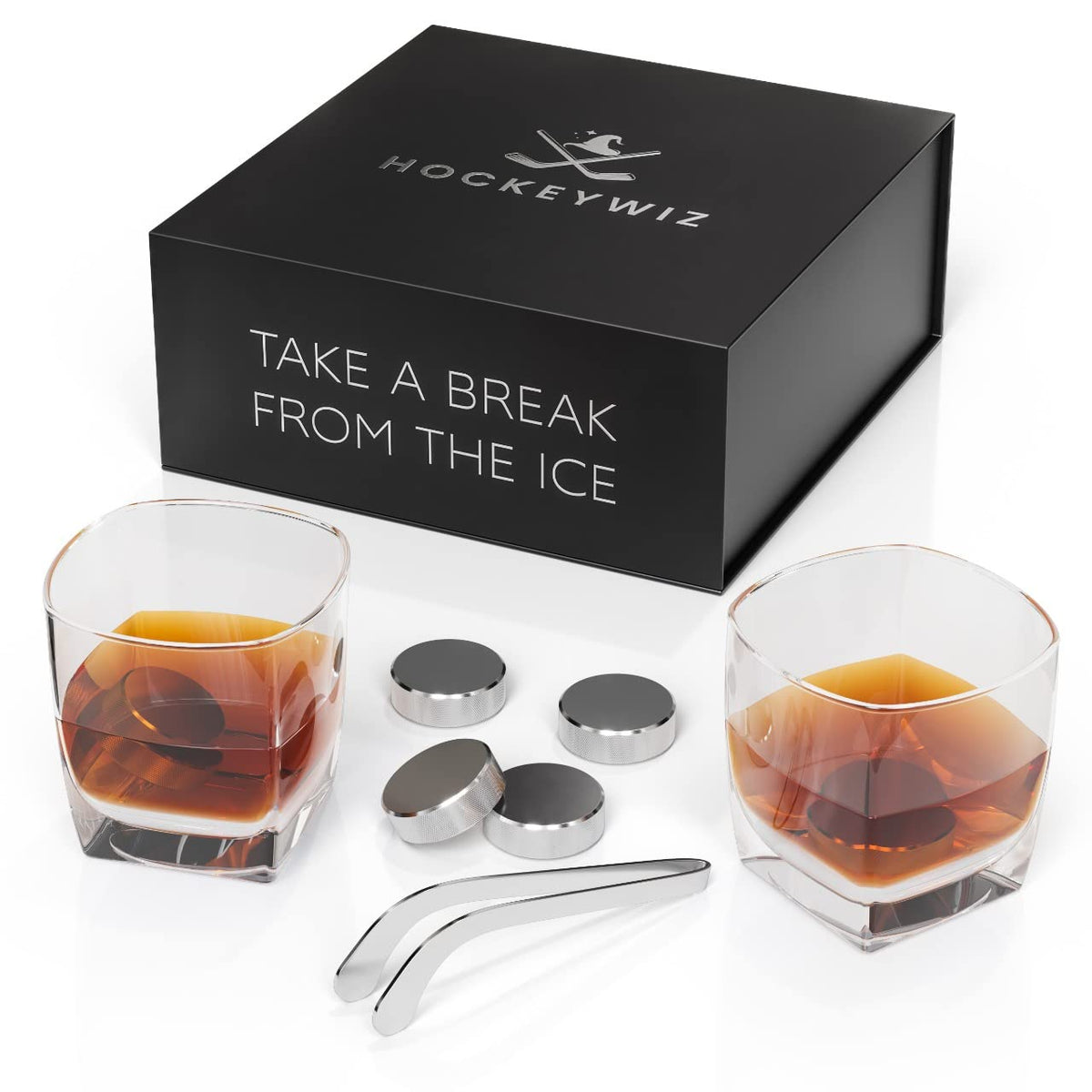 Hockeywiz coffret face avant montrant ensemble prêt à offrir