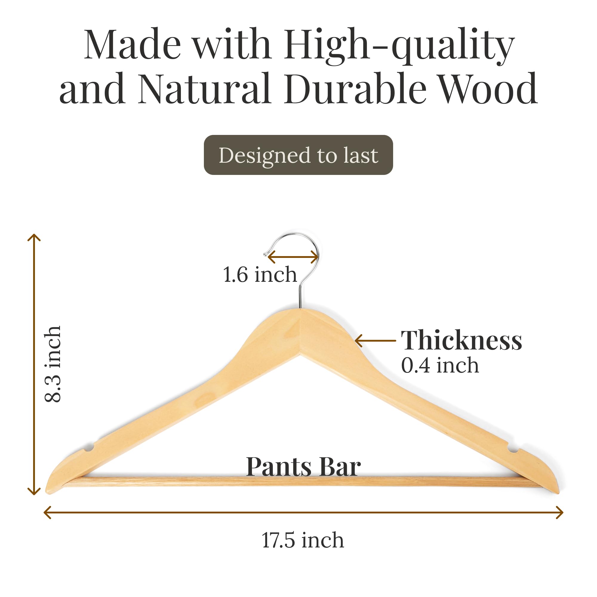 Hodge Home Essentials profil fin optimisant l’espace du placard
