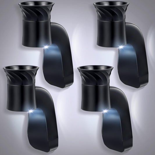 Hohean vue frontale pack de quatre bases noires montrant design compact et moderne