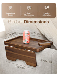 HOLANA gros plan bois acacia texture et grain, finition noyer durable et élégante