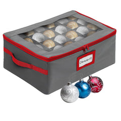 HOLDN’ STORAGE boîte face ouverte montrant 48 ornements et protection organisée