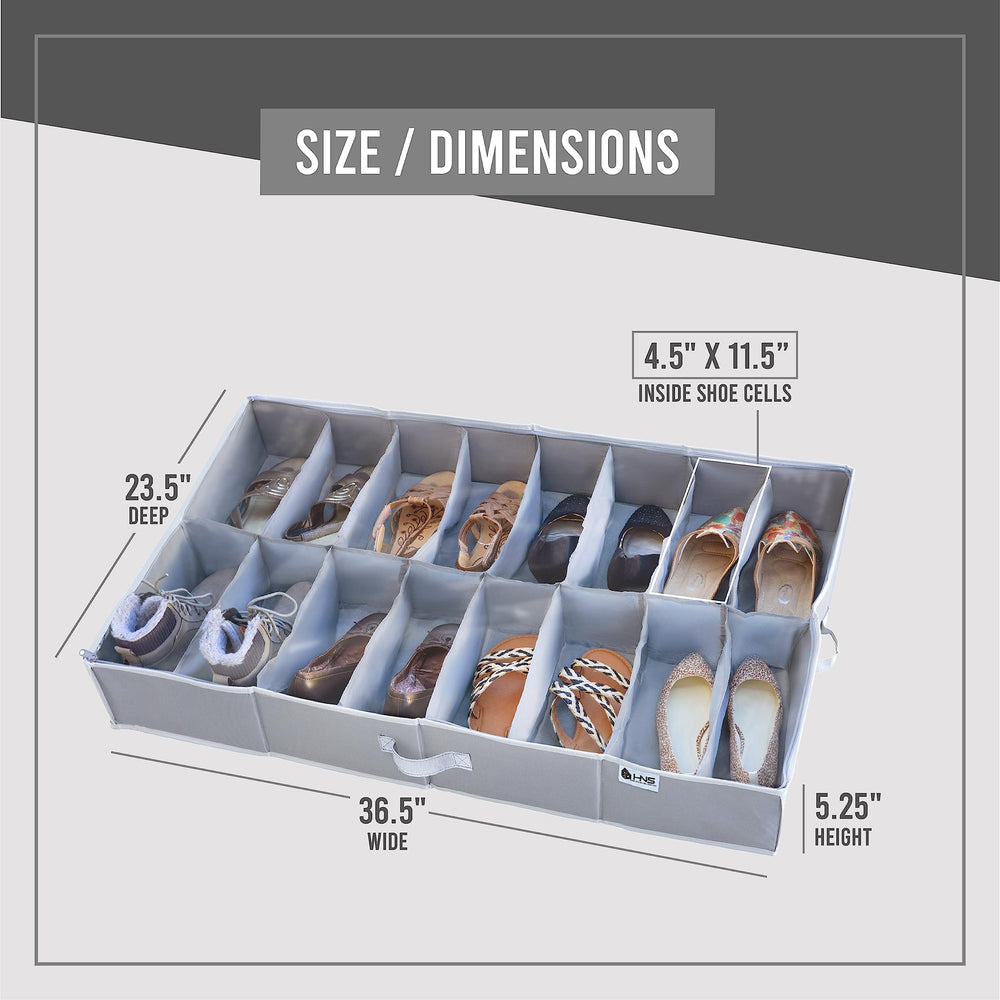 HOLDN’ STORAGE vue des compartiments montrant organisation et maintien des chaussures