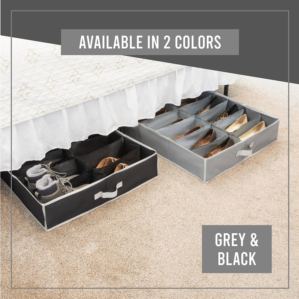 HOLDN’ STORAGE organisateur ouvert avec chaussures pour visualiser la capacité utile