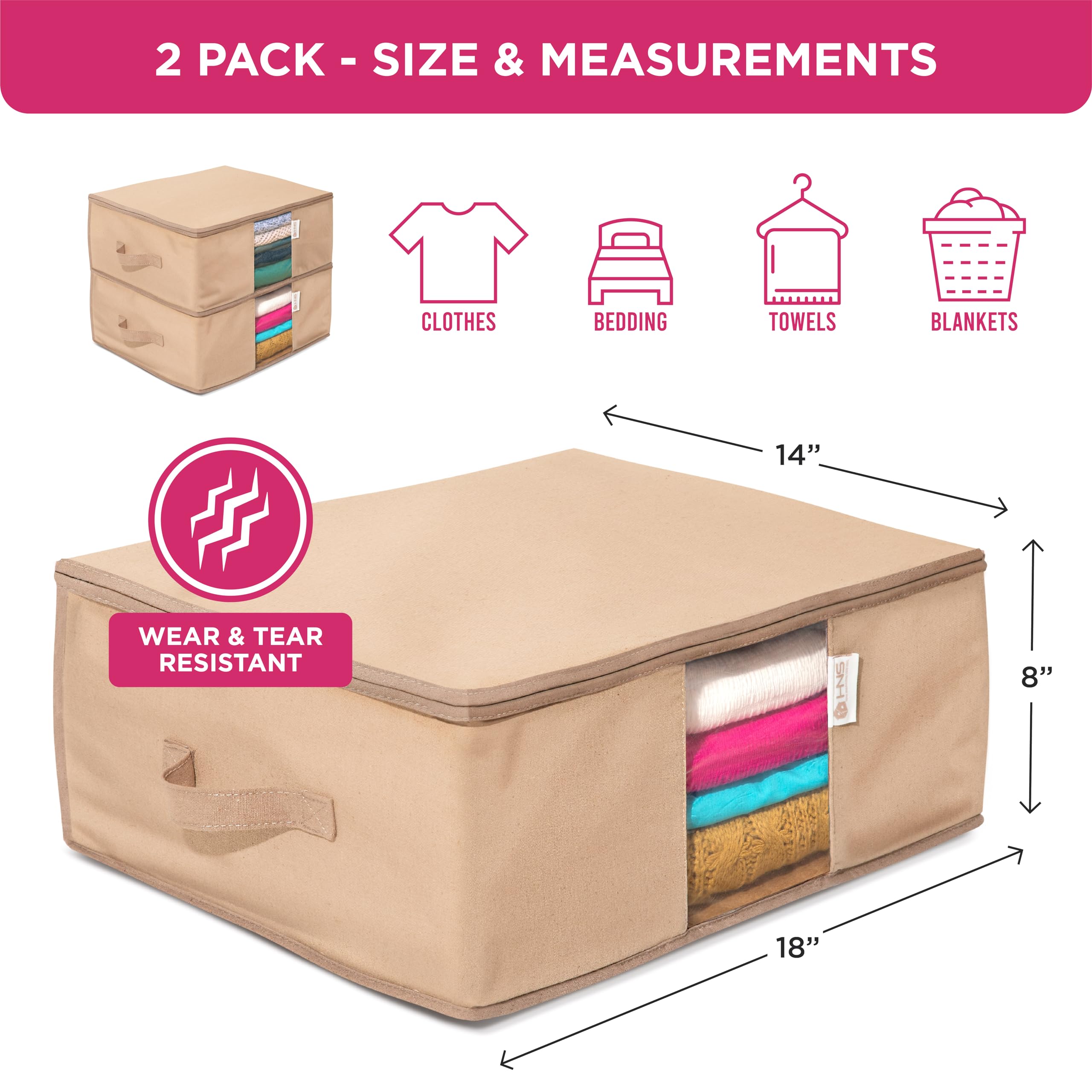 HOLDN’ STORAGE panneau transparent montrant contenu pour identification rapide