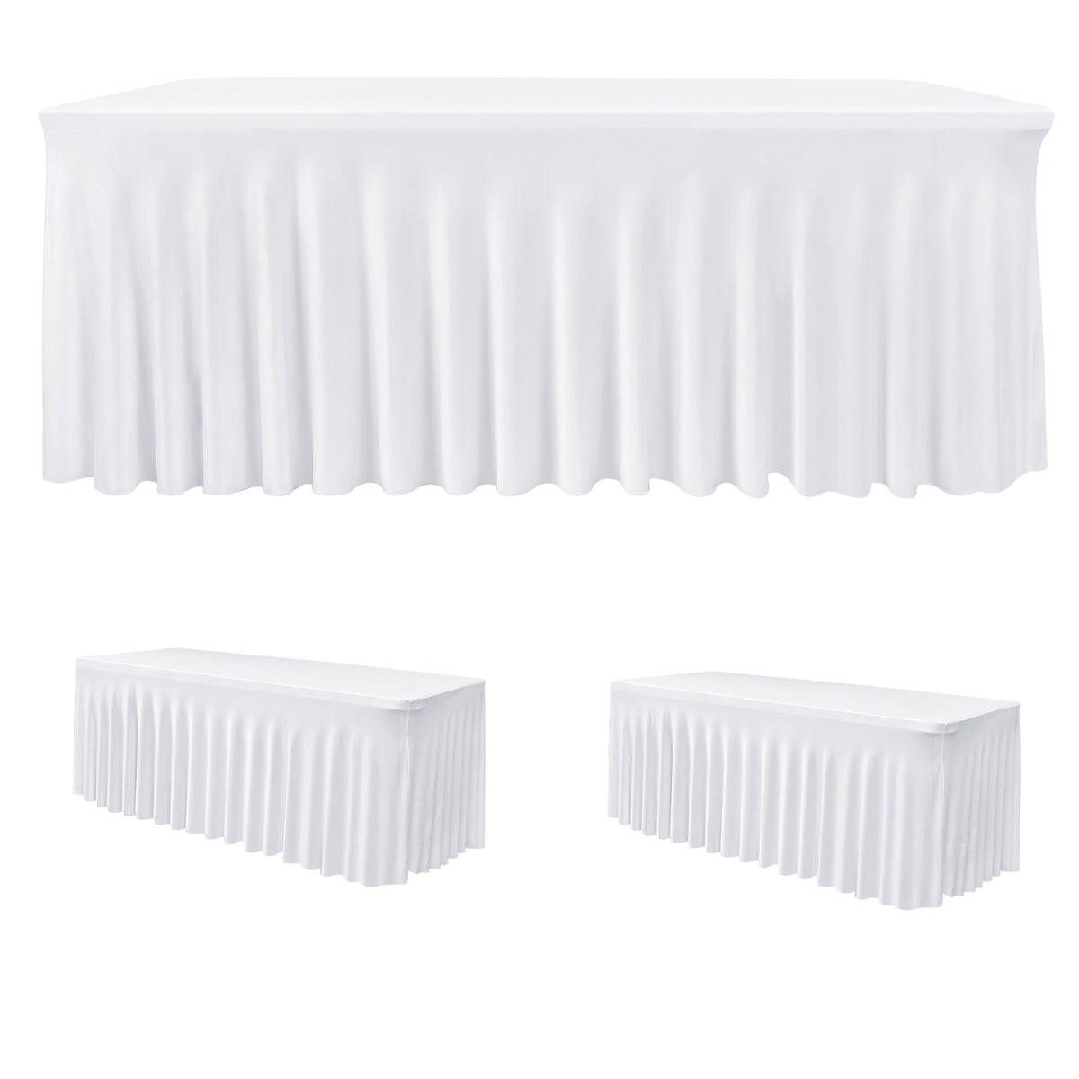 HolidayIdeas housse devant table 6ft montrant finition élégante