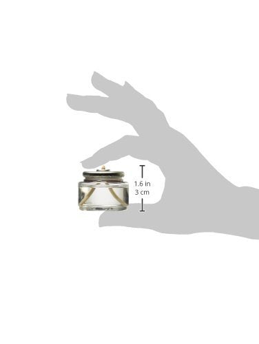 Hollowick godet installé dans lampe votive en verre pour table