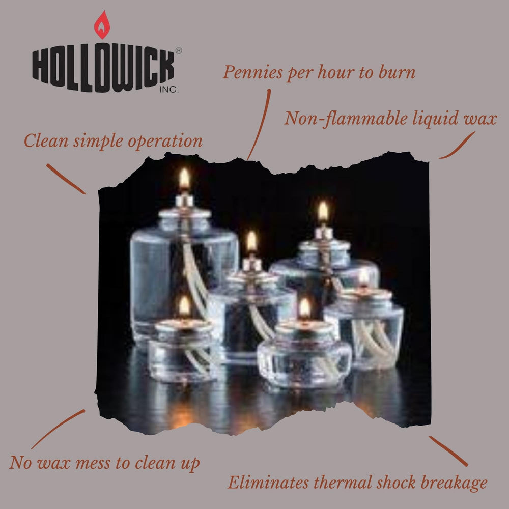 Hollowick flamme stable créant ambiance sans odeur désagréable
