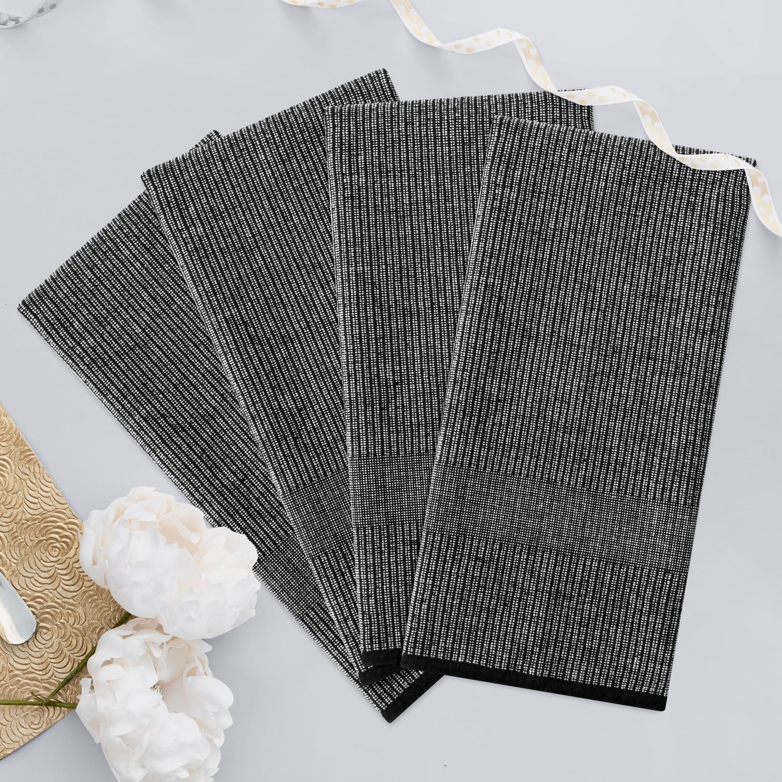 Homaxy ensemble de six serviettes, stock suffisant pour usages quotidiens