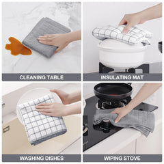 Homaxy serviette en usage séchant de la vaisselle pour gain de temps