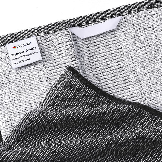 Homaxy gros plan sur texture coton 380 GSM, absorption renforcée visible
