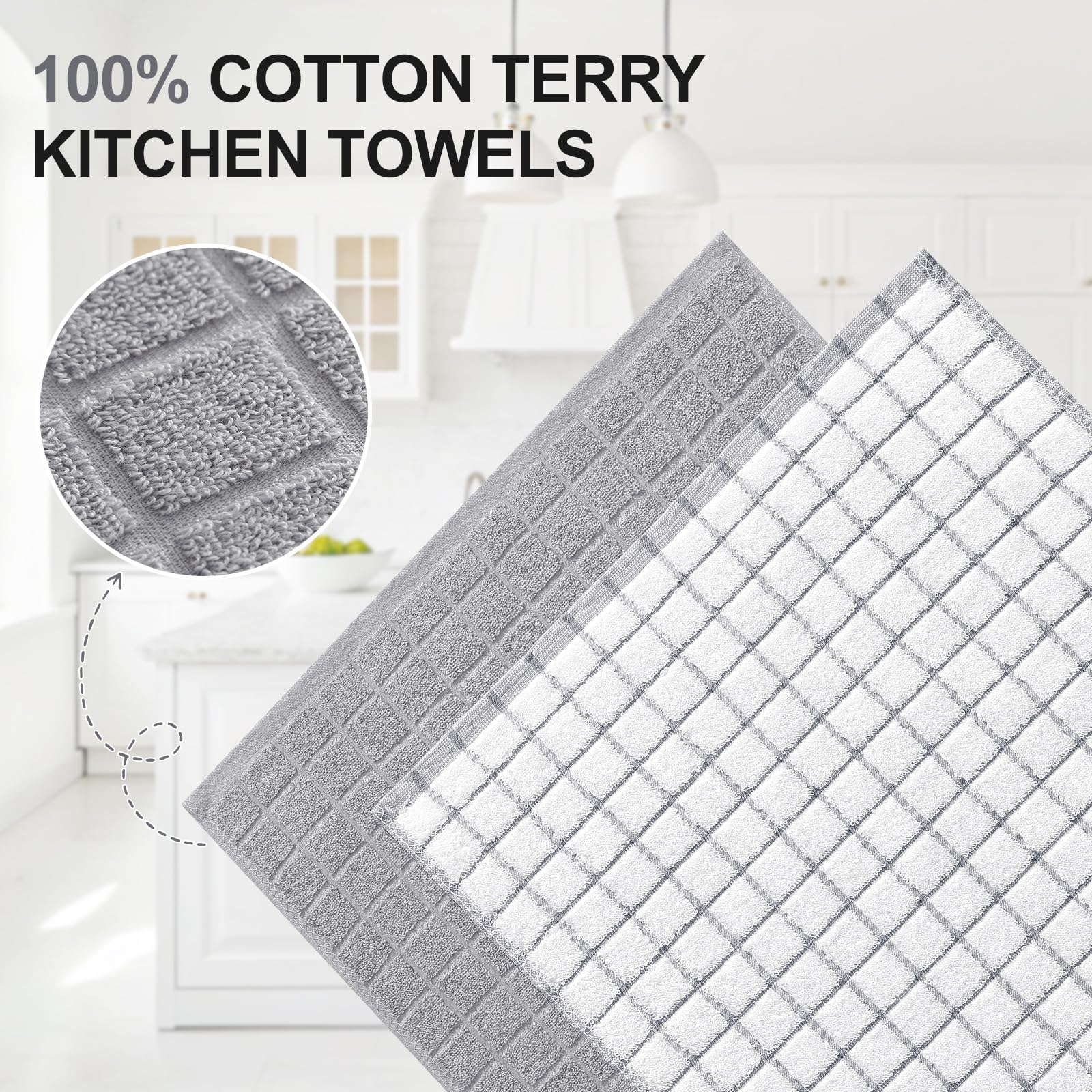 Homaxy gros plan sur texture éponge 390 GSM pour absorption renforcée