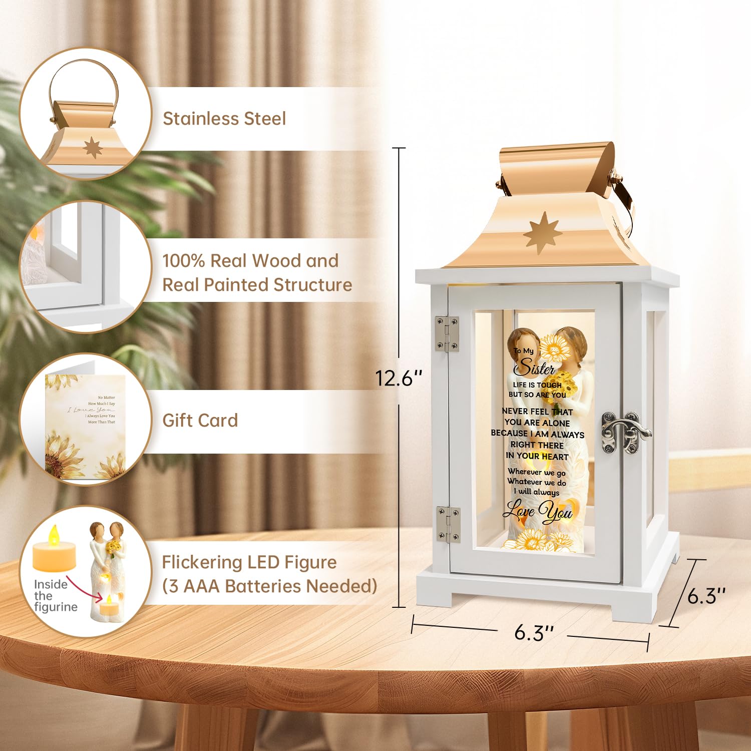 Homazing bougie LED vacillante offrant lumière sûre et atmosphère douce