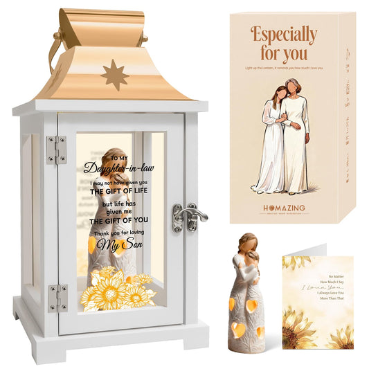 Homazing coffret blanc et or prêt à offrir pour une présentation élégante