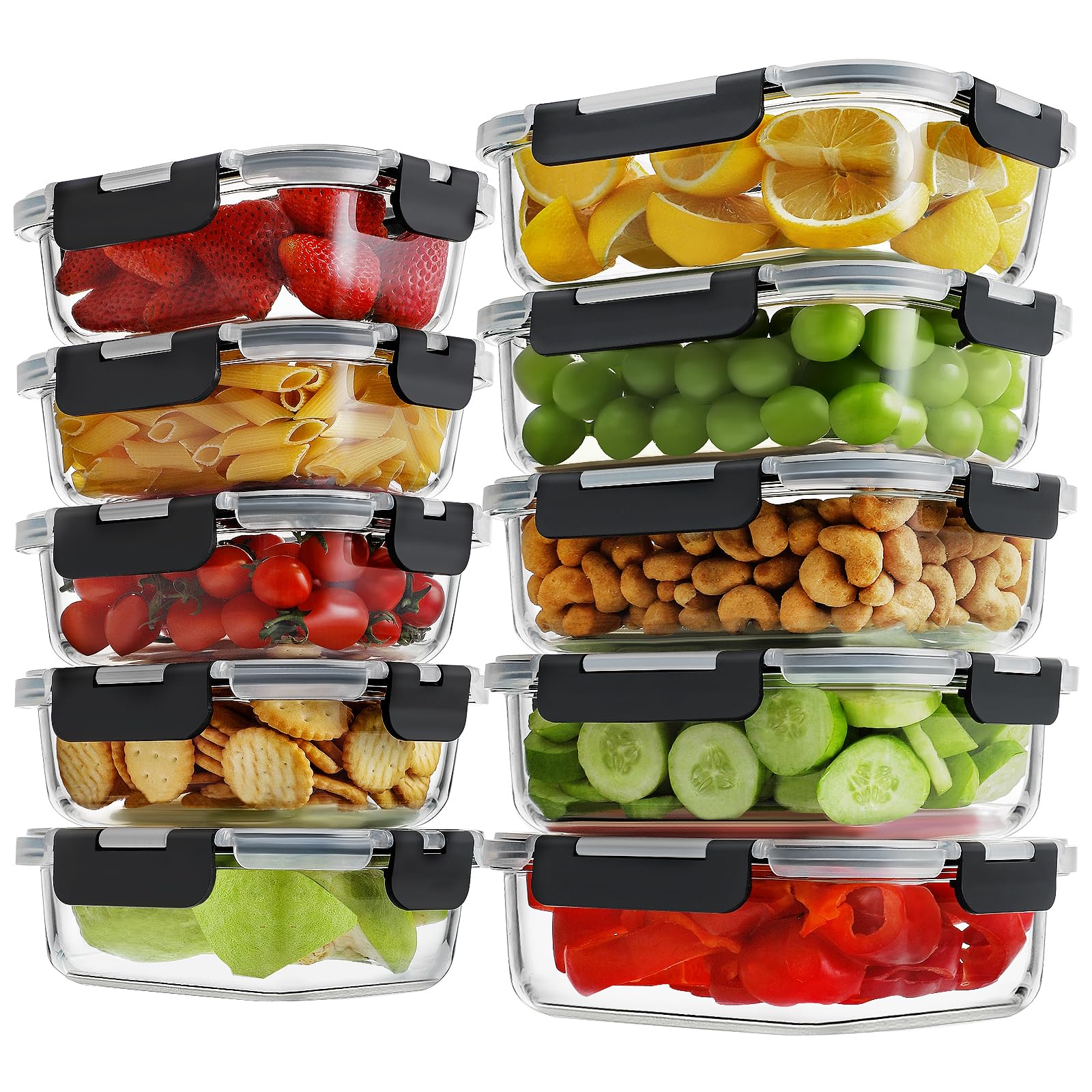 HOMBERKING face avant du lot montrant boîtes et couvercles, rangement optimisé