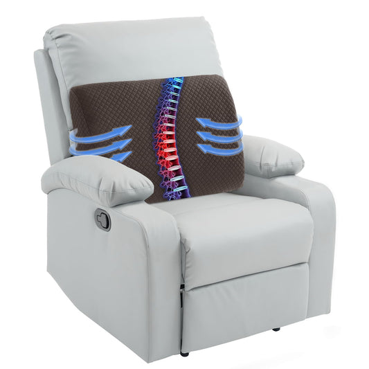 HOMBYS coussin recto dans son emballage montrant dimensions et couleur pratique