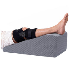 HOMBYS vue avant du coussin gris montrant la forme ergonomique et le maintien