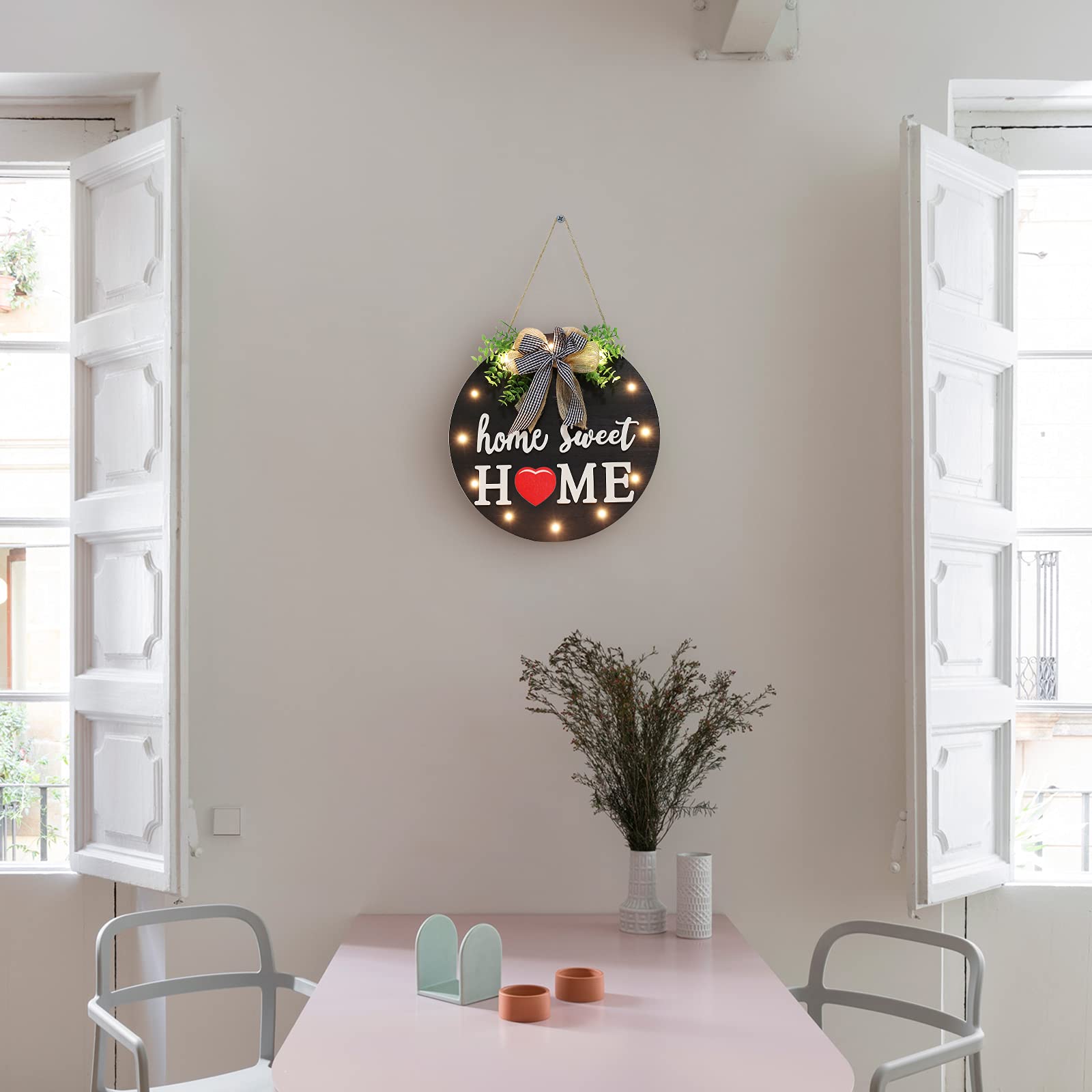HOMCDALY emballage cadeau prêt, idée de présent chaleureuse pour une maison