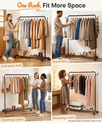 Homde base double-barre exposant rangement sécurisé pour chaussures