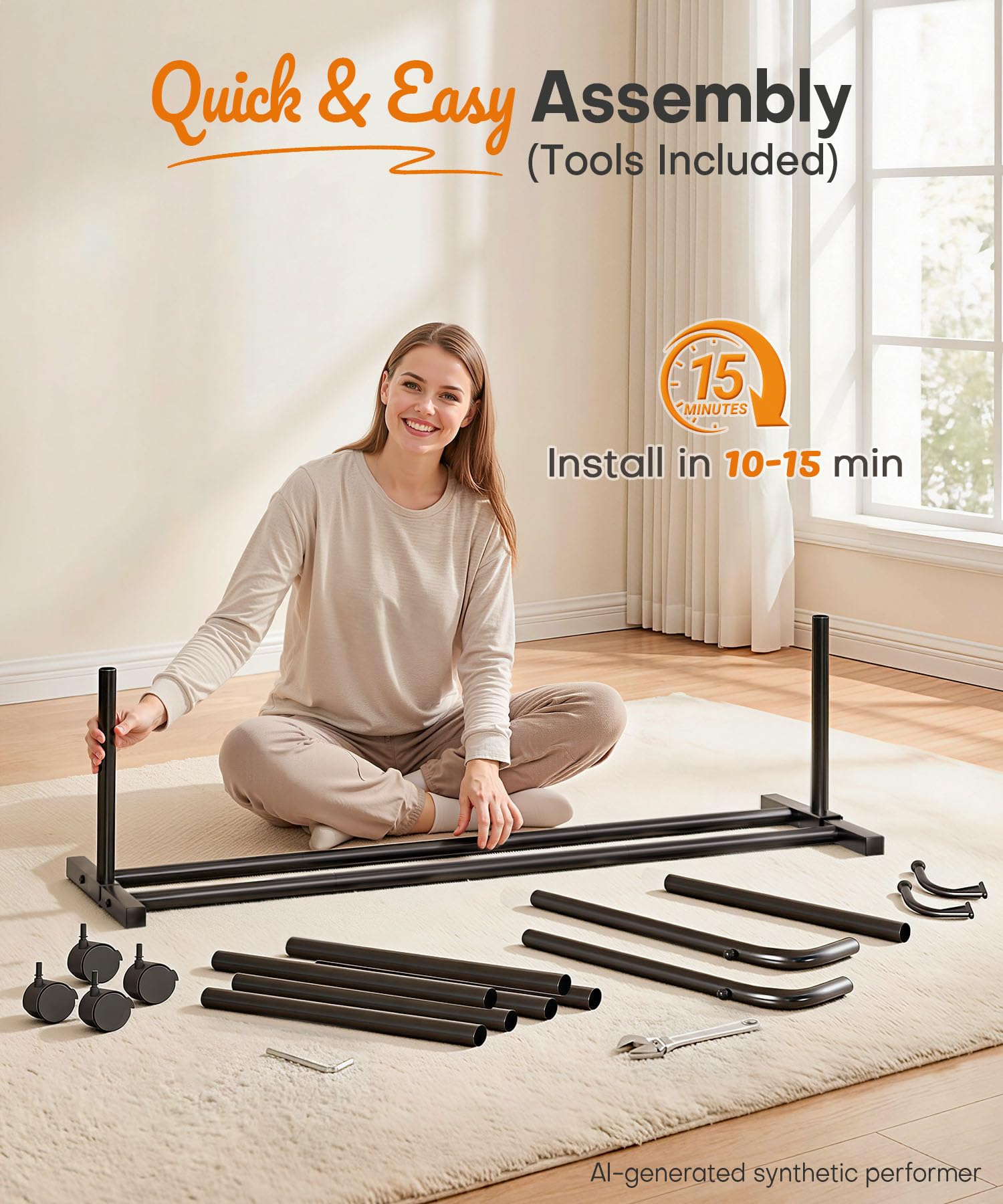 Homde kit d'outils et pièces prêt à l'assemblage pour montage facile