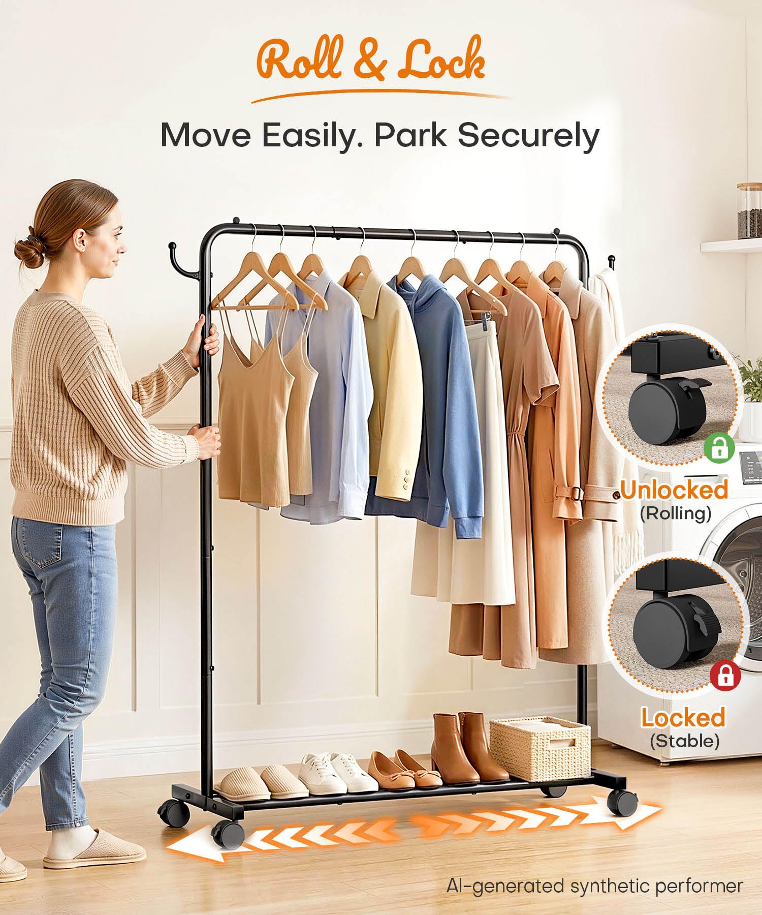 Homde roulettes verrouillables garantissant mobilité et stabilité