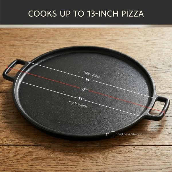 Home-Complete comparaison taille montre 14 pouces pour pizza jusqu'à 13 pouces